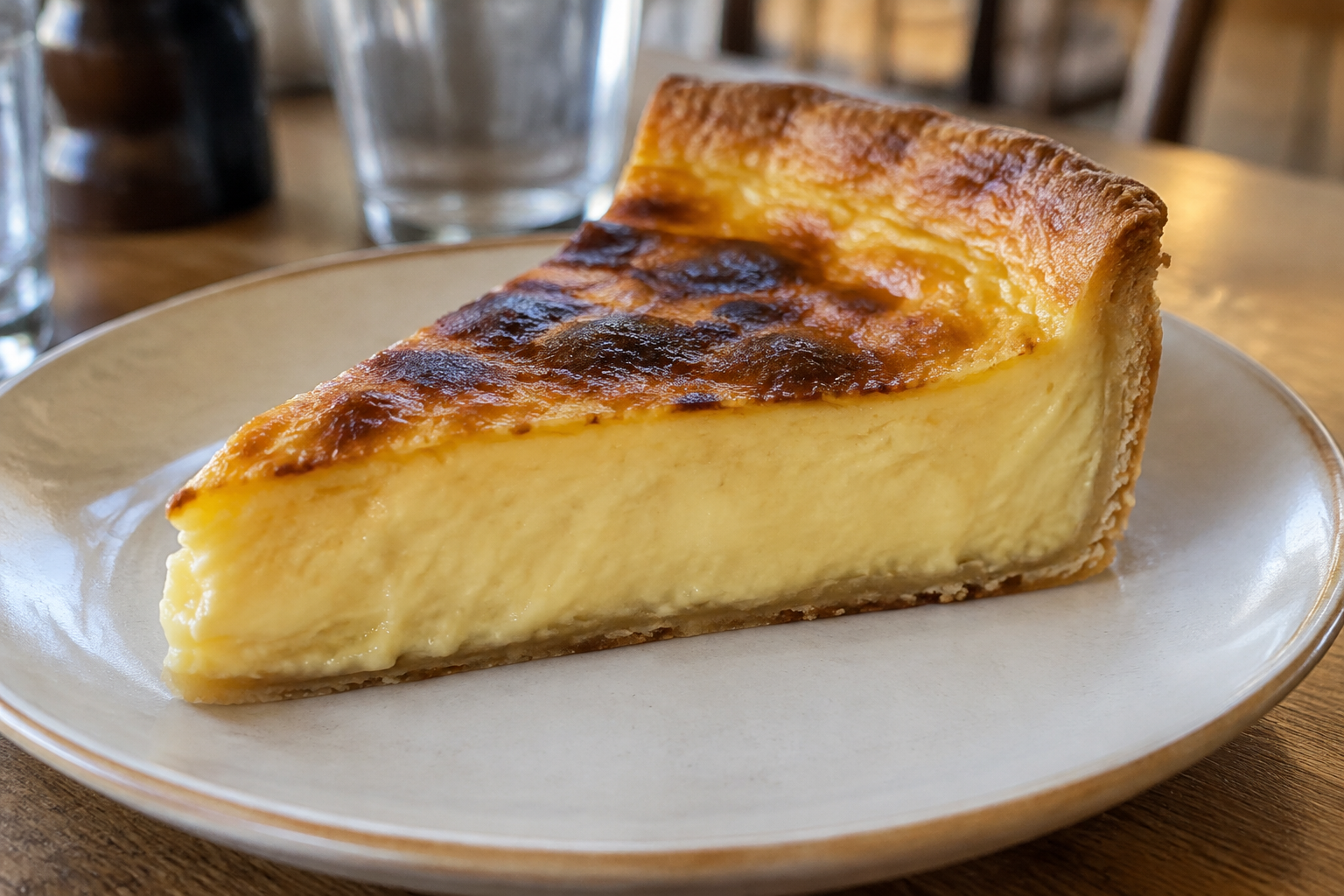 Flan pâtissier maison.